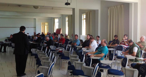 Clero da Diocese de Caçador, SC, tem Dom João Bosco como orientador do retiro anual