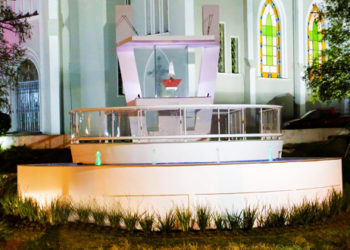 Paróquia de São Mateus inaugura um espaço de oração em frente à Igreja, no caminho dos caminhoneiros