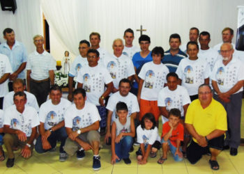 Terço dos Homens, em São Mateus Do Sul, completa um ano e cresce sempre mais