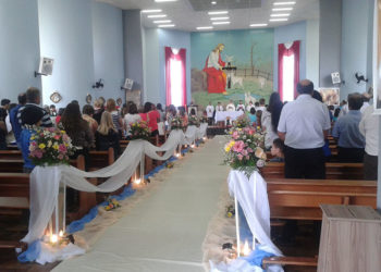 Paróquia de Paula Freitas festeja Festa do Padroeiro e Primeira Eucaristia