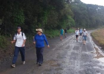 ‘Homens do Terço’ fazem 106 km a pé, em 1ª Romaria
