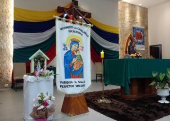 Paróquia Perpétuo Socorro acolhe a Capelinha Rainha das Missões