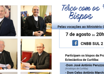 Nesta sexta-feira Dom Walter Jorge participa de Live organizada pela CNBB Sul 2
