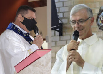 Padre Iomar e padre Mário tomam posse em novas paróquias