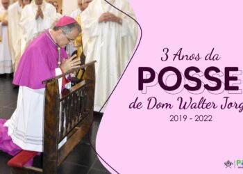 Dom Walter Jorge celebra 3 anos de sua Posse na Diocese, com missa na Catedral