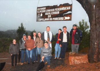 Município de Cruz Machado dedica estrada ao Padre Idealizador da ‘Capelinha do Paredão’