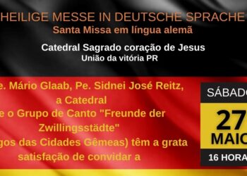 Missa em língua alemã será celebrada no último sábado de maio