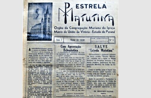 Capa do Original do 1º Exemplar do Estrela Matutina, de Maio de 1958.