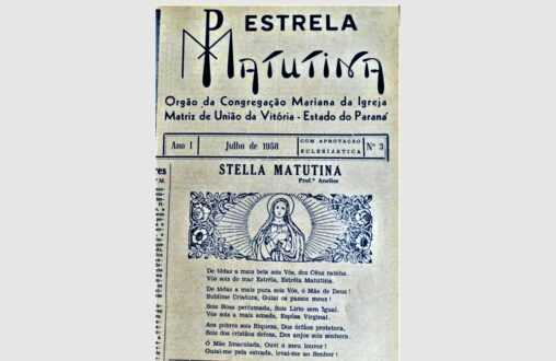 Original da Edição de Julho de 1958, com a oração Stella Matutina, que fundamentou o nome do Jornal.