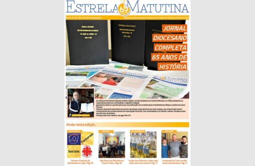 Capa da Edição de Maio de 2023, Edição de aniversário de 65 anos do Estrela Matutina.