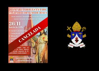 Está cancelada a Romaria Diocesana ao Sagrado Coração de Jesus