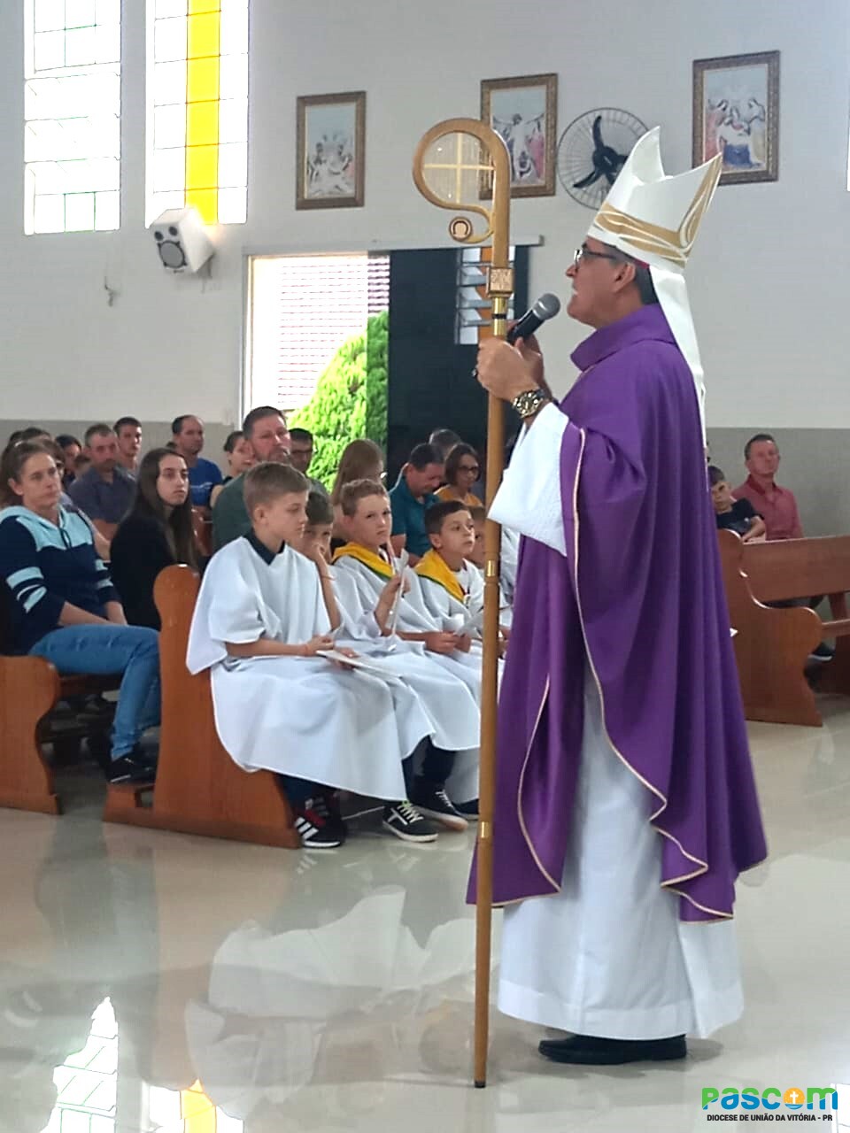 Paróquia Sant’Ana de Cruz Machado recebe Visita Pastoral de Dom Walter Jorge