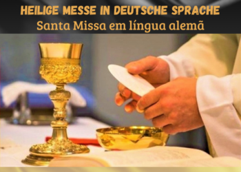Missa em língua alemã será celebrada no último sábado de abril