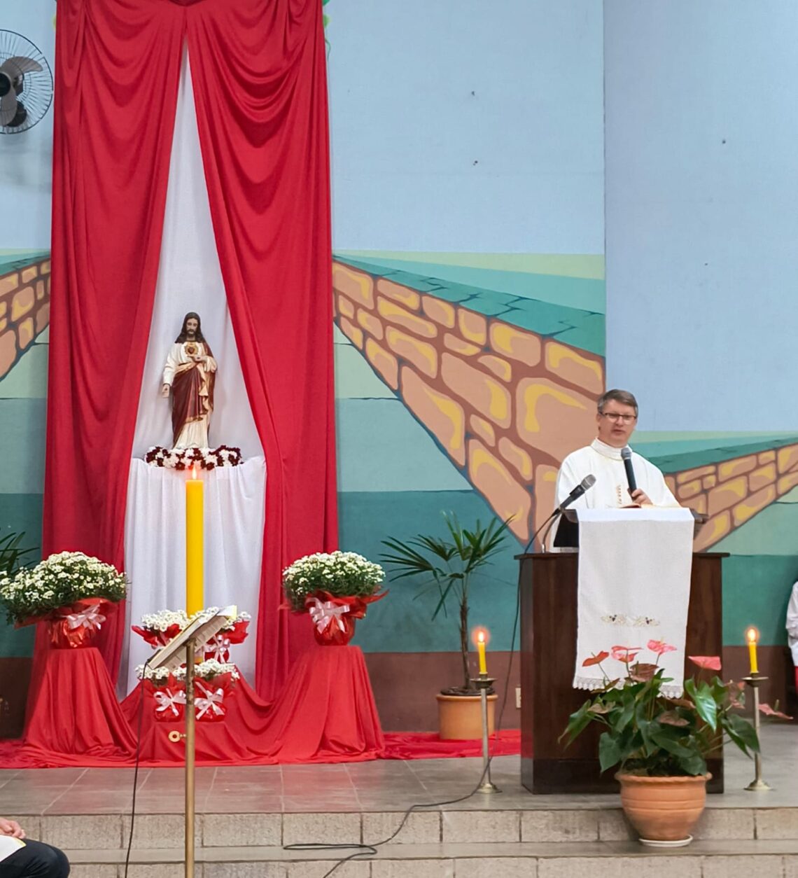Abertura oficial do Tríduo preparatório ao Jubileu de Ouro da Diocese.
