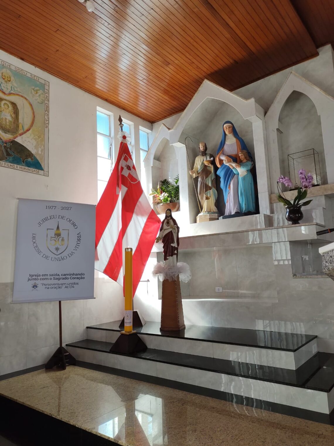Abertura oficial do Tríduo preparatório ao Jubileu de Ouro da Diocese.
