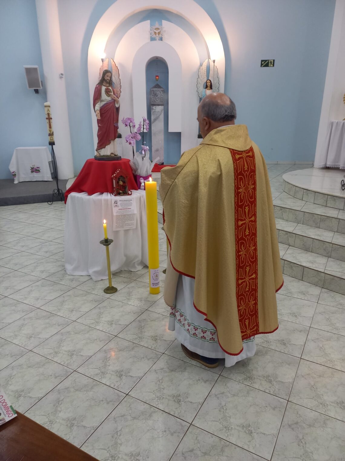 Abertura oficial do Tríduo preparatório ao Jubileu de Ouro da Diocese.