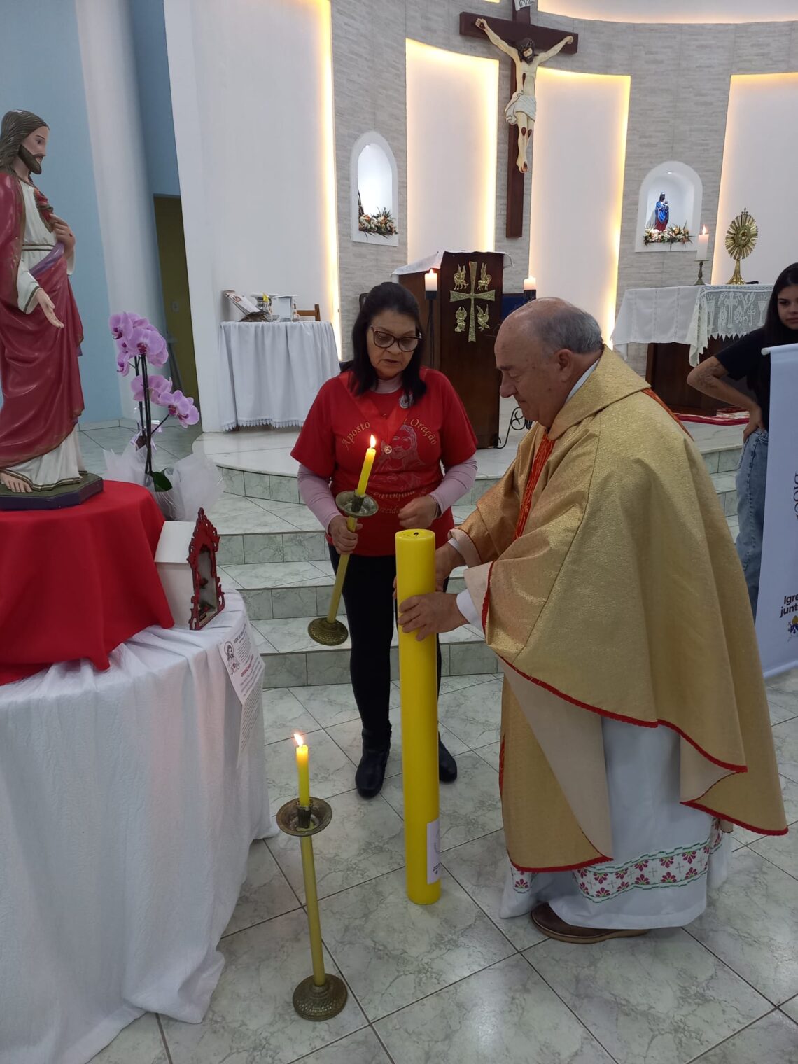Abertura oficial do Tríduo preparatório ao Jubileu de Ouro da Diocese.