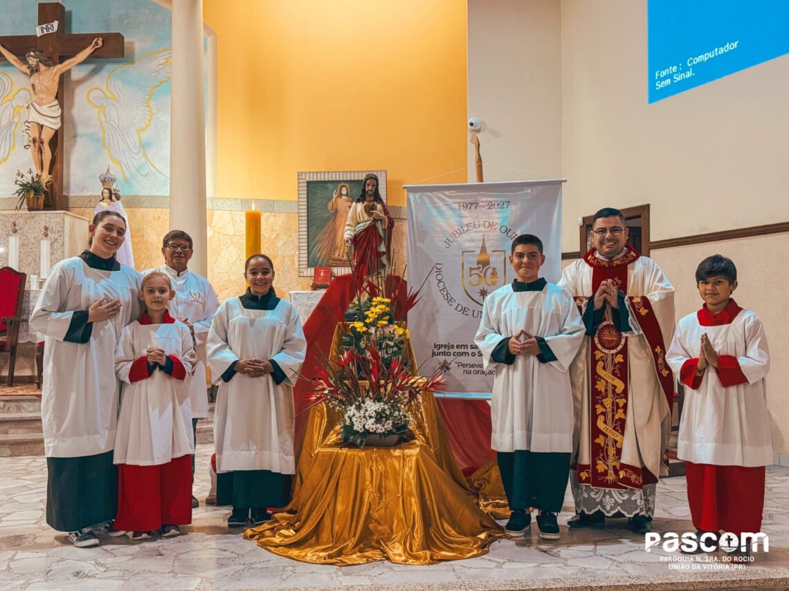 Abertura oficial do Tríduo preparatório ao Jubileu de Ouro da Diocese.