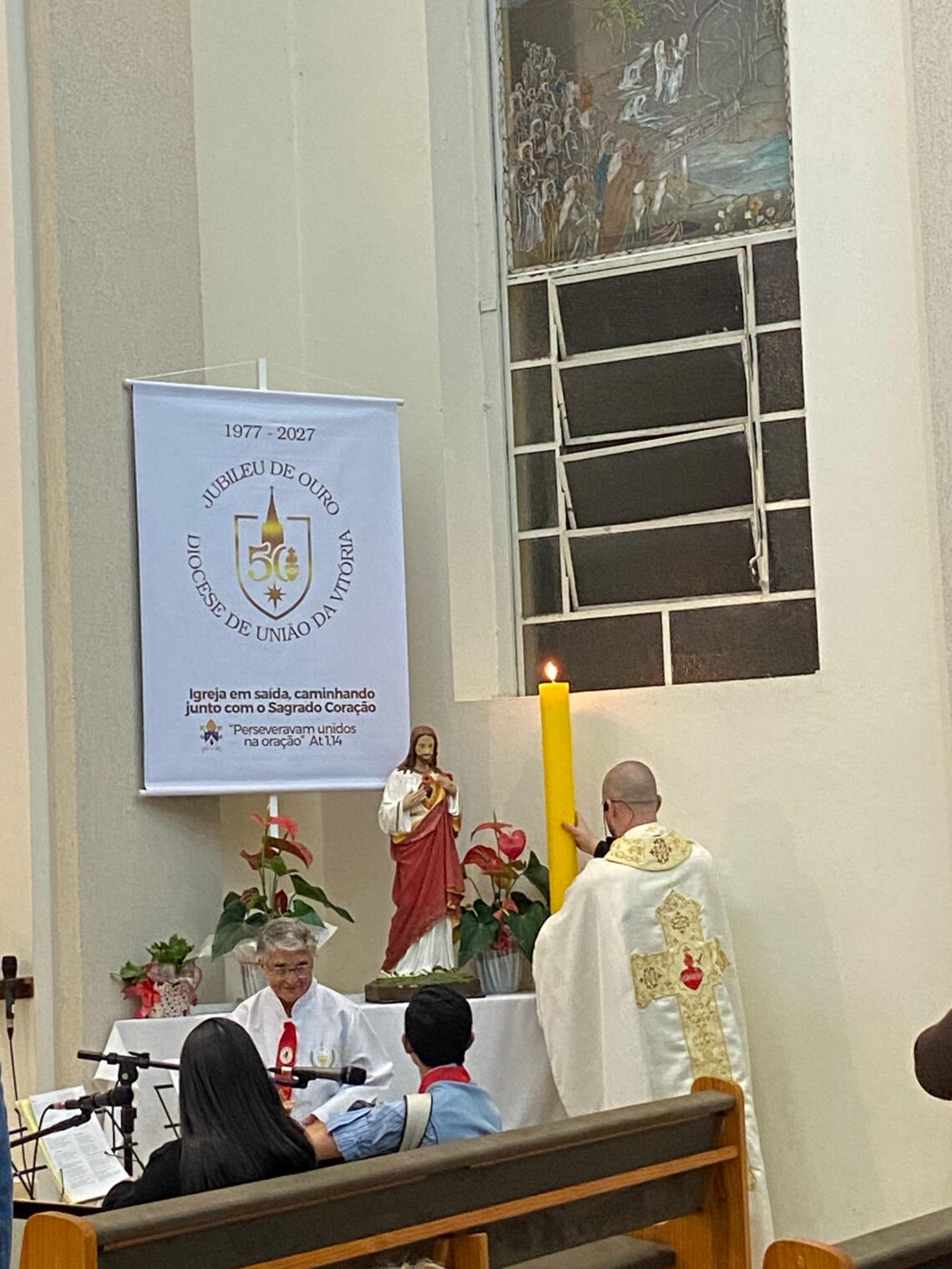 Abertura oficial do Tríduo preparatório ao Jubileu de Ouro da Diocese.