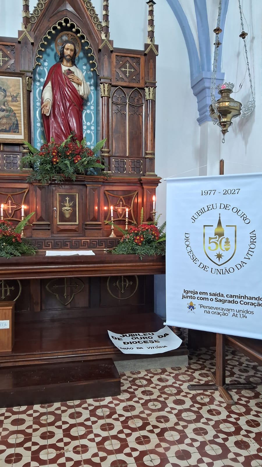 Abertura oficial do Tríduo preparatório ao Jubileu de Ouro da Diocese.