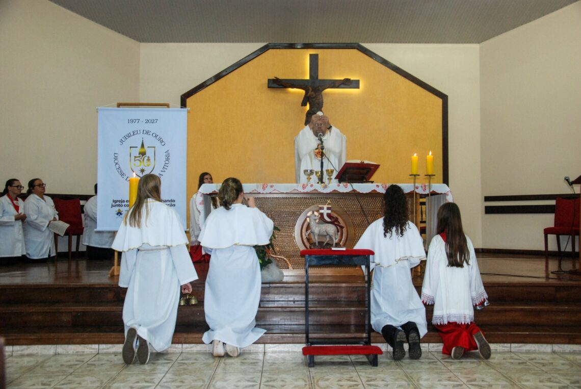 Abertura oficial do Tríduo preparatório ao Jubileu de Ouro da Diocese.
