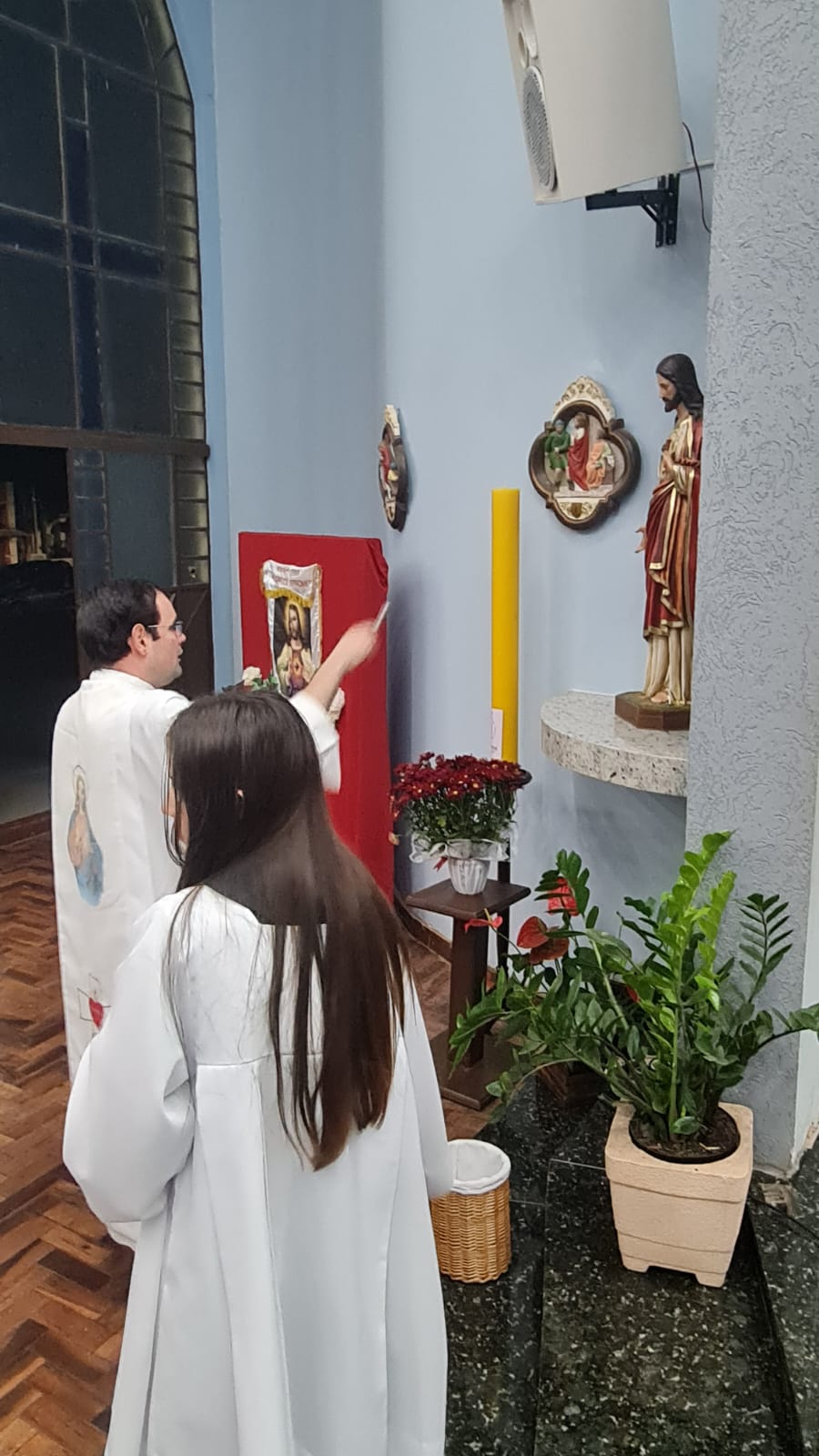 Abertura oficial do Tríduo preparatório ao Jubileu de Ouro da Diocese.