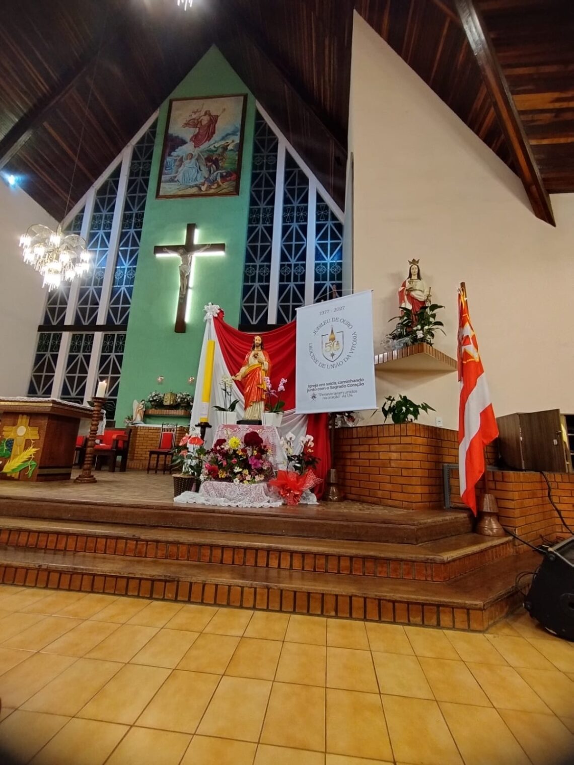 Abertura oficial do Tríduo preparatório ao Jubileu de Ouro da Diocese.