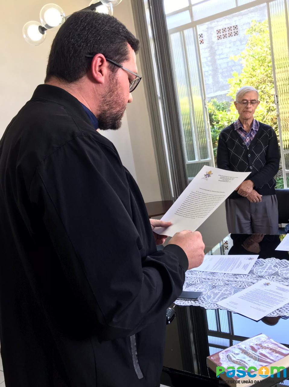 Padre João Henrique Lunkes é o novo Juiz Auditor da Câmara Eclesiástica