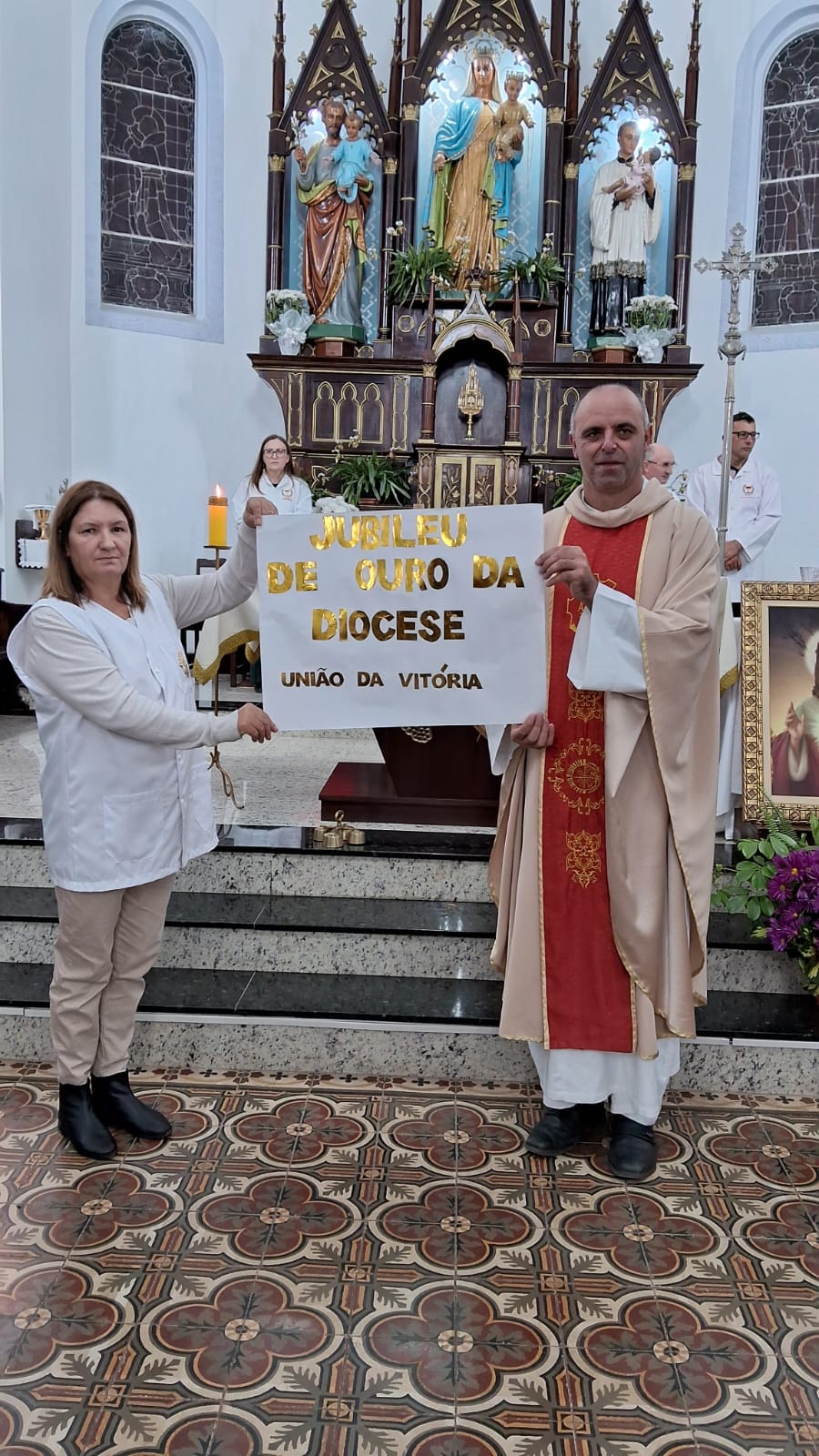 Abertura oficial do Tríduo preparatório ao Jubileu de Ouro da Diocese.