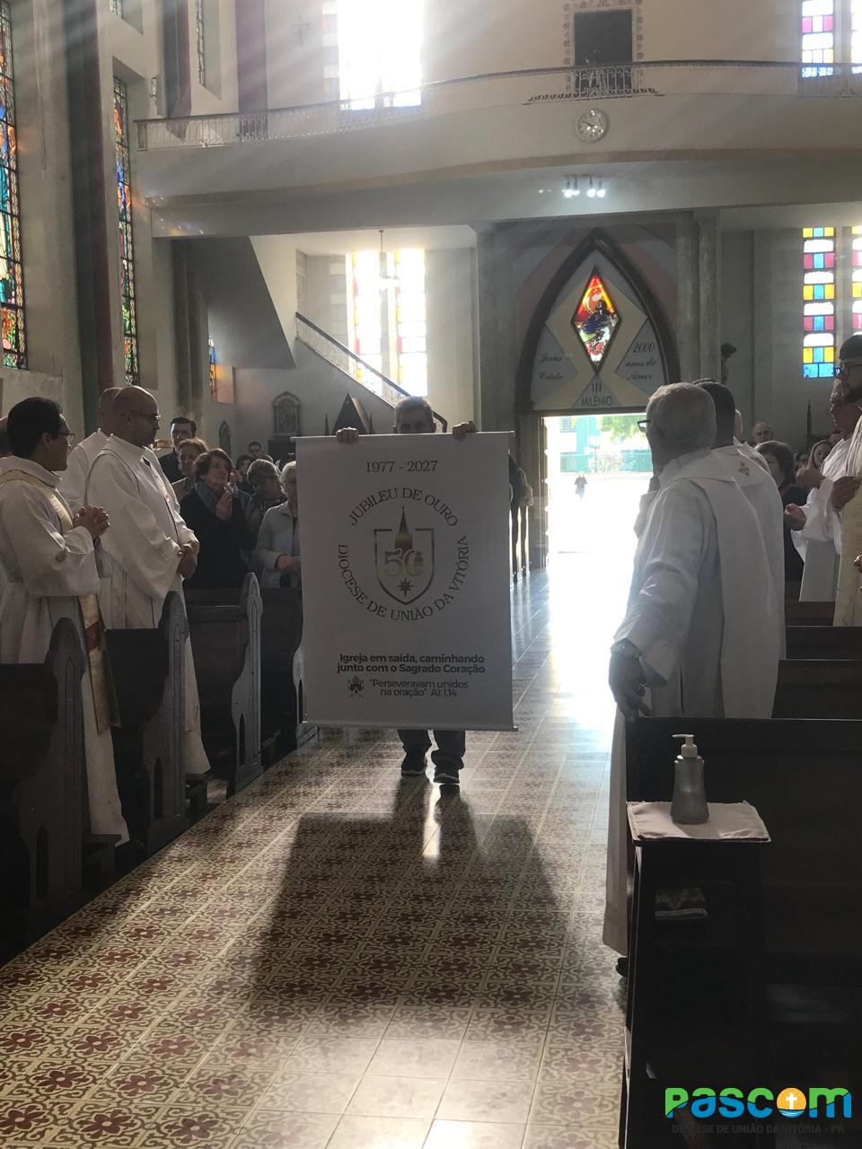 Abertura oficial do Tríduo preparatório ao Jubileu de Ouro da Diocese.