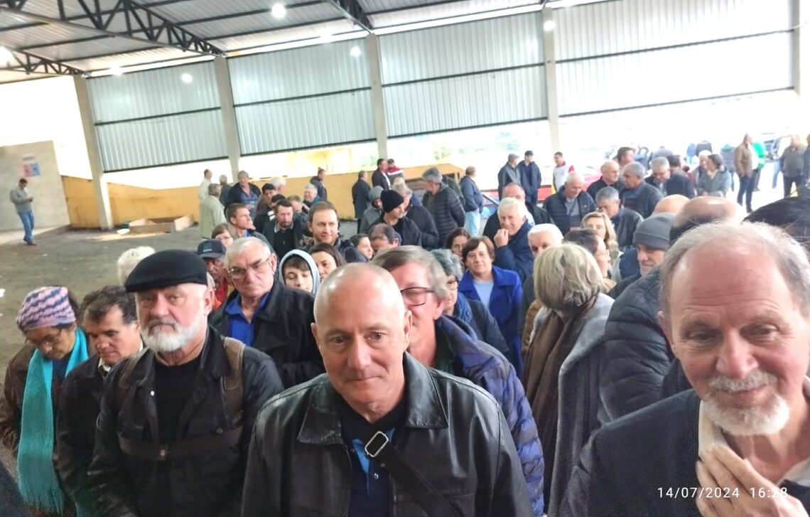 6º Encontrão do Terço dos Homens é realizado na Matriz de Cruz Machado