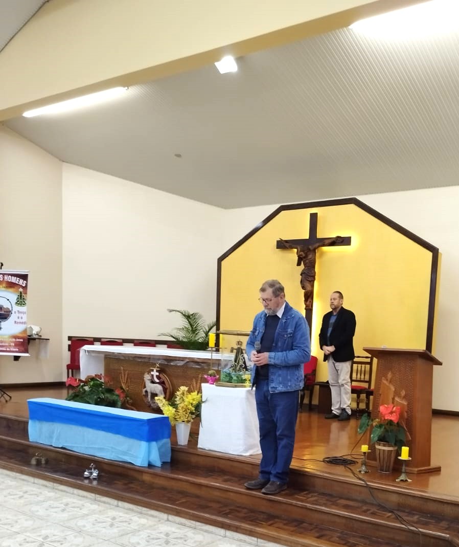 6º Encontrão do Terço dos Homens é realizado na Matriz de Cruz Machado