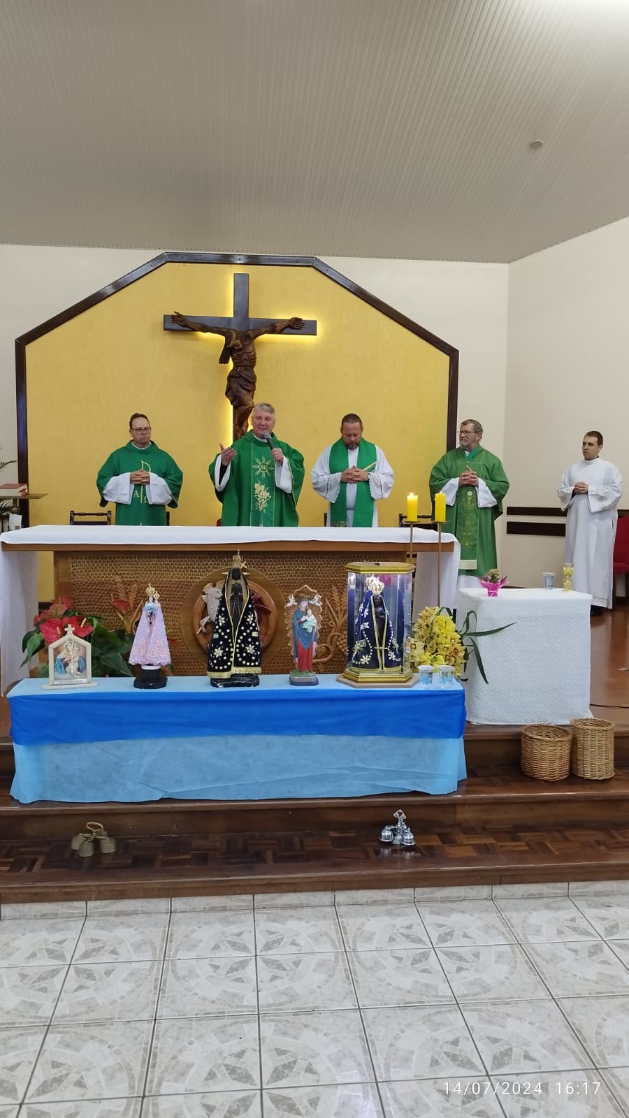 6º Encontrão do Terço dos Homens é realizado na Matriz de Cruz Machado