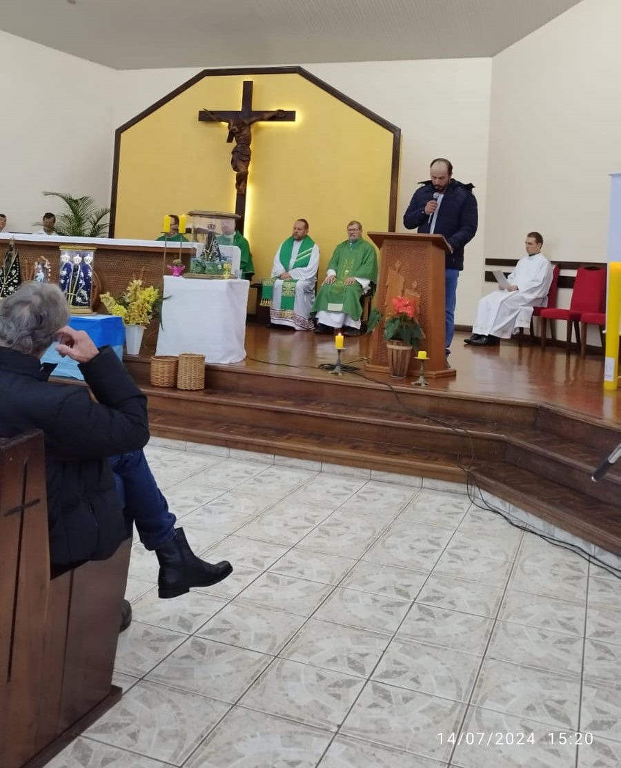 6º Encontrão do Terço dos Homens é realizado na Matriz de Cruz Machado