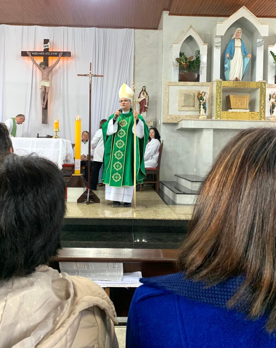 Paróquia São Joaquim e Sant’Ana recebe Visita Pastoral de Dom Walter Jorge.
