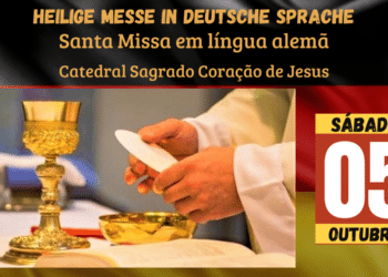 Missa em língua alemã será celebrada no primeiro sábado de outubro