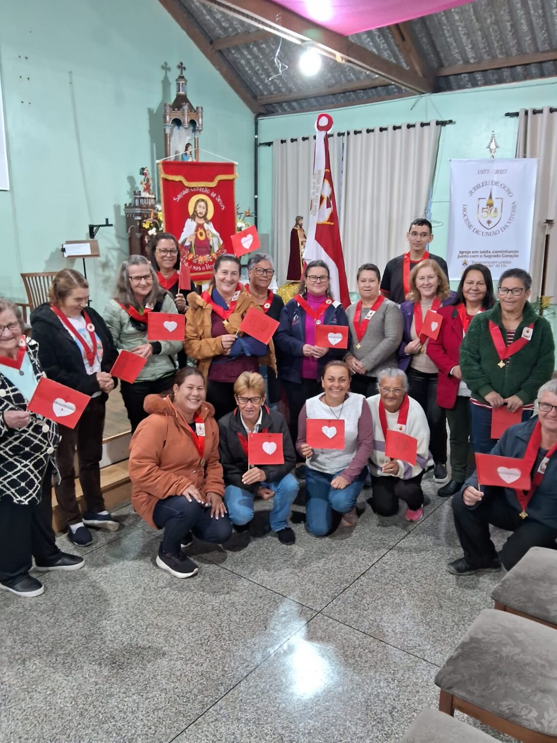 Imagem peregrina do Sagrado Coração de Jesus chega na Paróquia São João Batista
