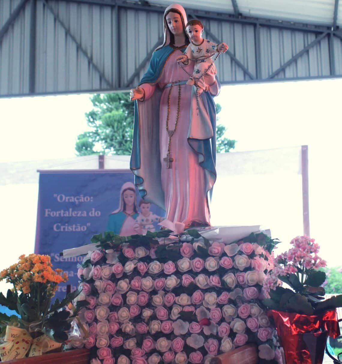Fiéis Romeiros participam de Romaria Diocesana em Rio Claro do Sul