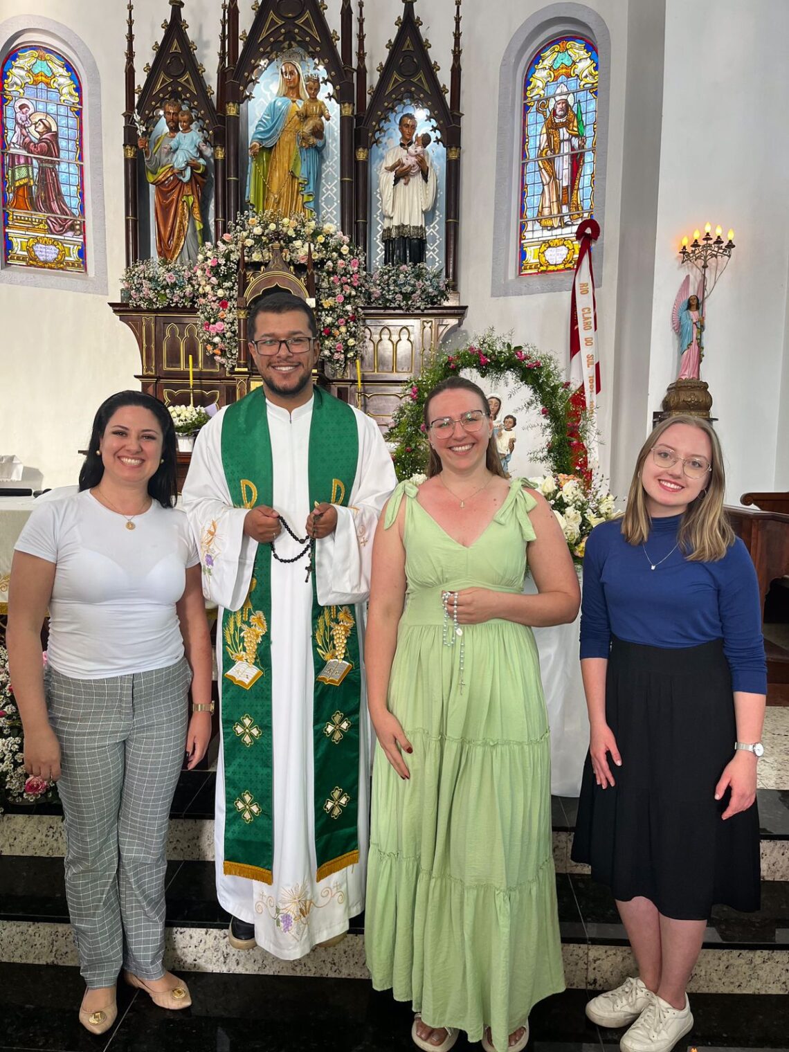Fiéis Romeiros participam de Romaria Diocesana em Rio Claro do Sul