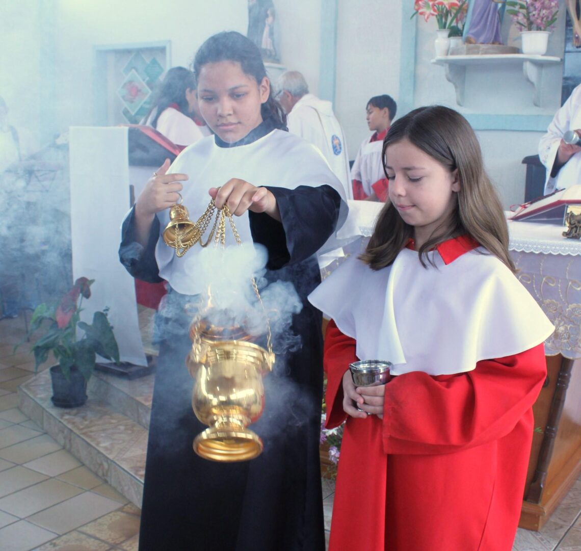 Campanário na Paróquia Nossa Senhora das Dores foi inaugurado no dia 12 de outubro