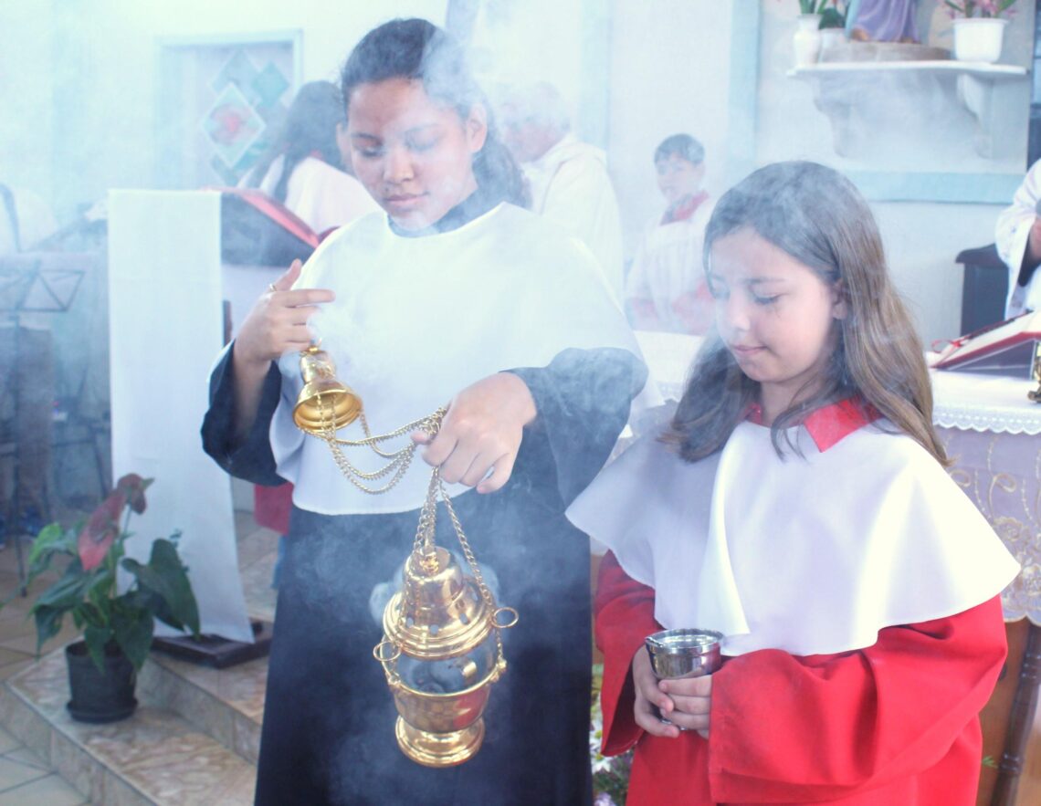 Campanário na Paróquia Nossa Senhora das Dores foi inaugurado no dia 12 de outubro