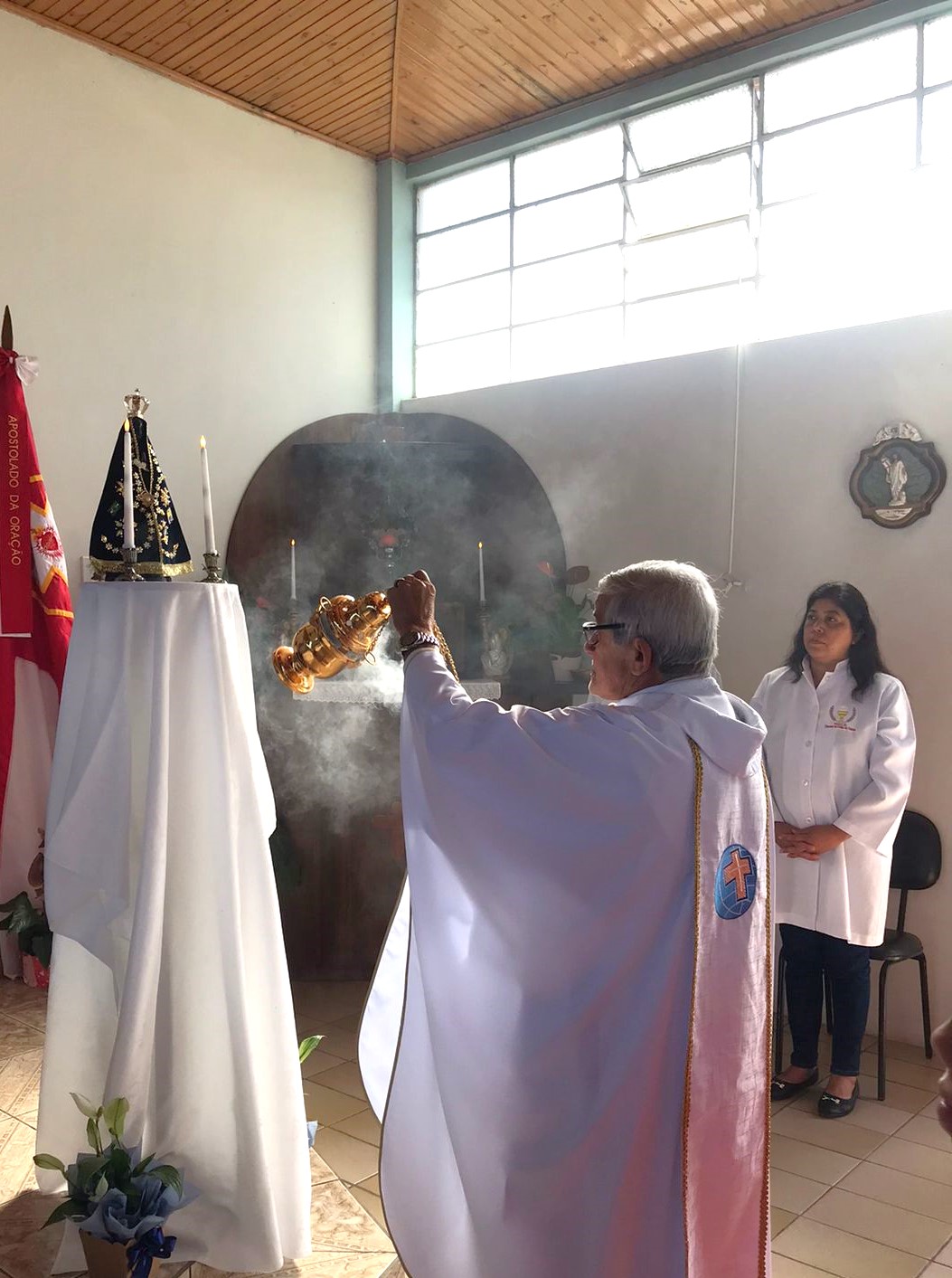 Campanário na Paróquia Nossa Senhora das Dores foi inaugurado no dia 12 de outubro