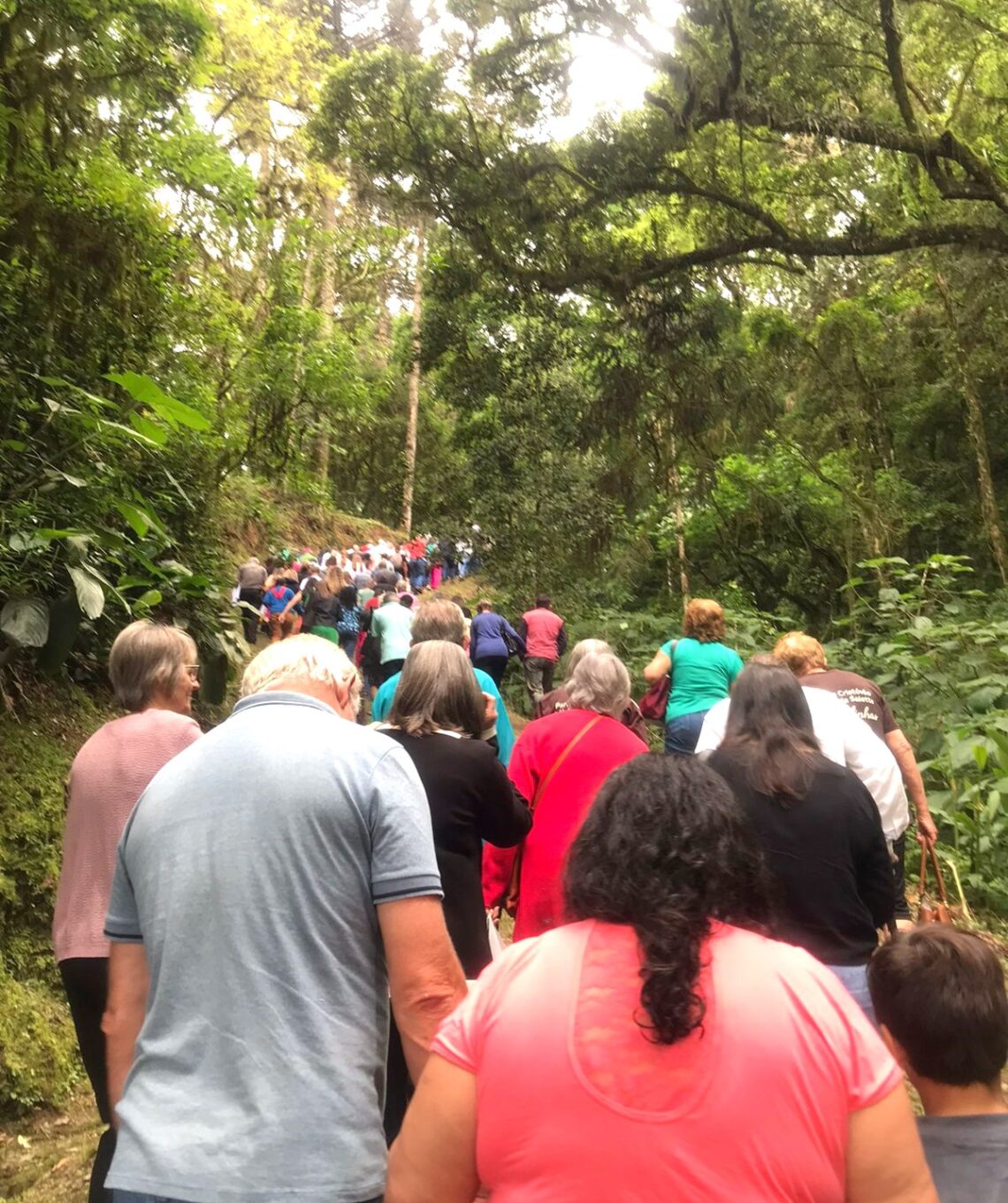 Fiéis Romeiros participam de Romaria Diocesana em Rio Claro do Sul