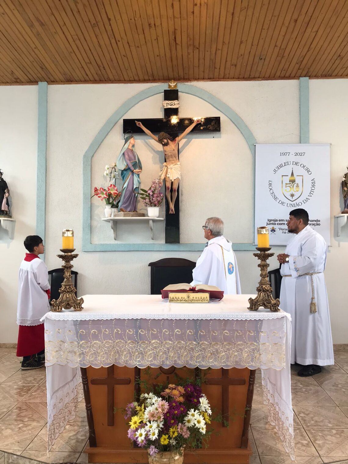 Campanário na Paróquia Nossa Senhora das Dores foi inaugurado no dia 12 de outubro