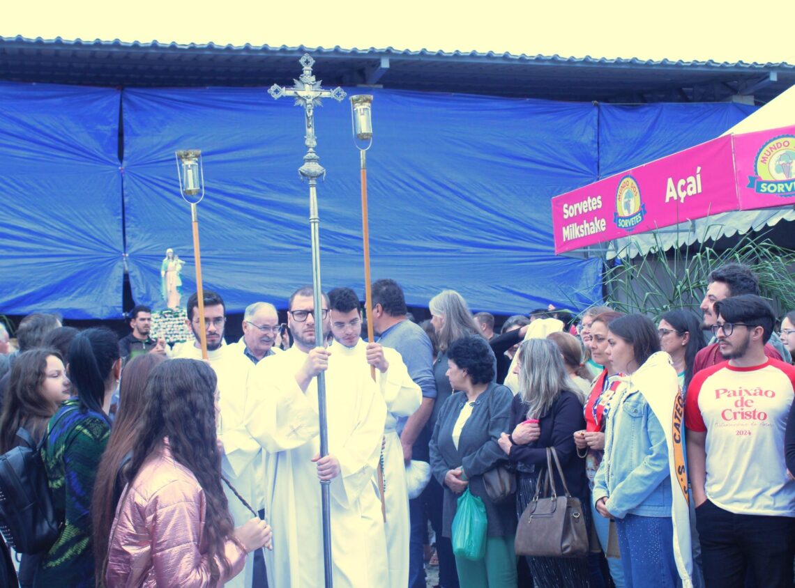 Fiéis Romeiros participam de Romaria Diocesana em Rio Claro do Sul