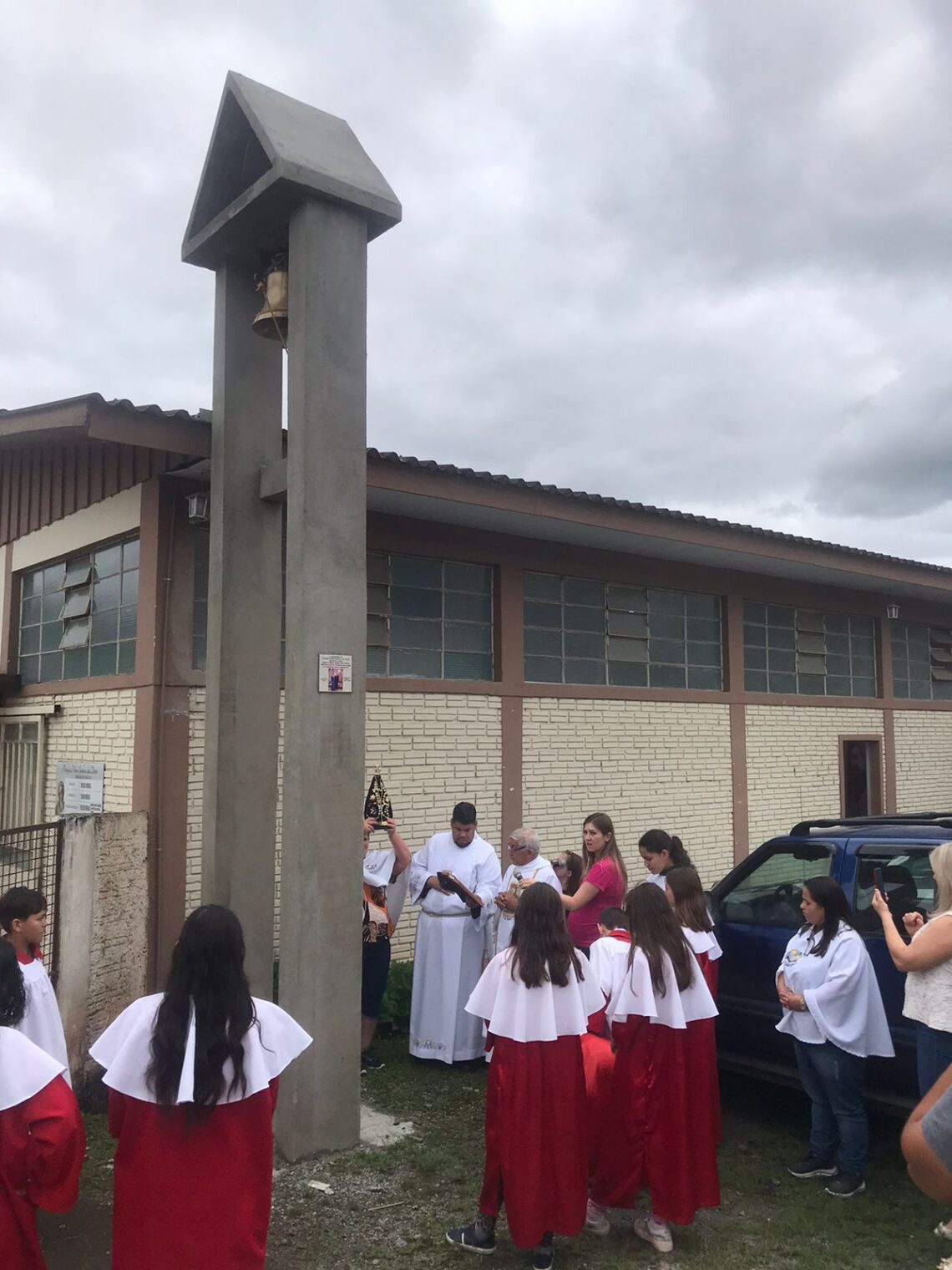 Campanário na Paróquia Nossa Senhora das Dores foi inaugurado no dia 12 de outubro