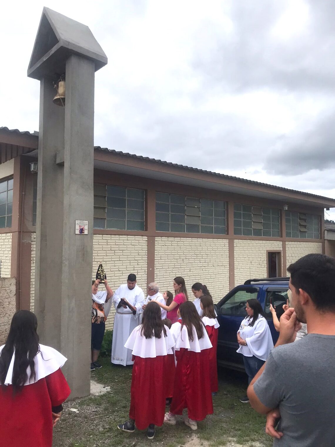 Campanário na Paróquia Nossa Senhora das Dores foi inaugurado no dia 12 de outubro