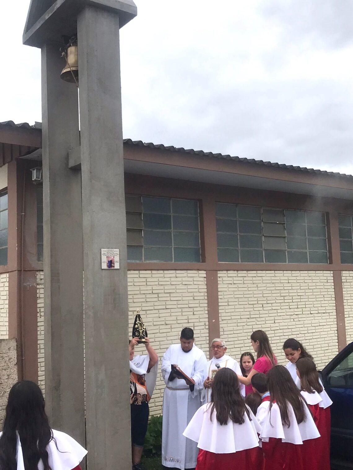 Campanário na Paróquia Nossa Senhora das Dores foi inaugurado no dia 12 de outubro