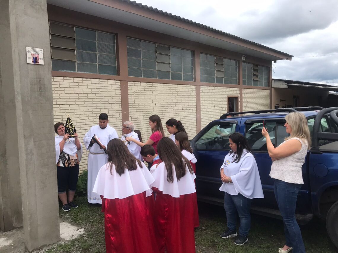 Campanário na Paróquia Nossa Senhora das Dores foi inaugurado no dia 12 de outubro