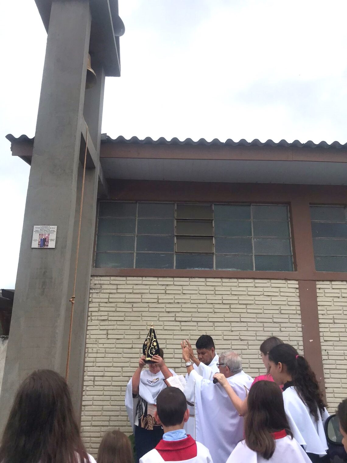 Campanário na Paróquia Nossa Senhora das Dores foi inaugurado no dia 12 de outubro